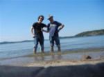 Mit Simon am Strand
