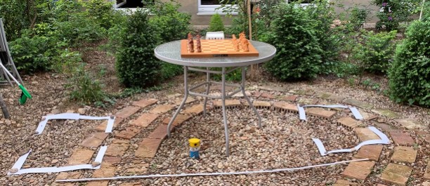 Corona Schach Spielfeld