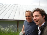 Ich und Adam auf dem Rückweg zur Fähre